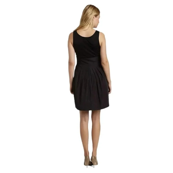 BCBGMaxAzria | Black Taffeta Cocktail Dress Sz 0 - Picture 2 of 14